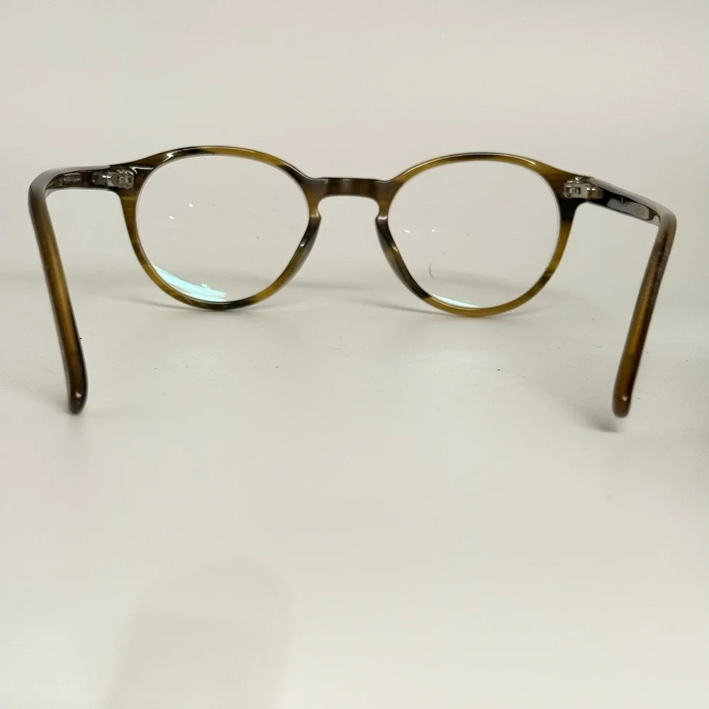7 For All Mankind 753 Tortoise Round Eyeglasses Frames 47-20-140‎ Brown